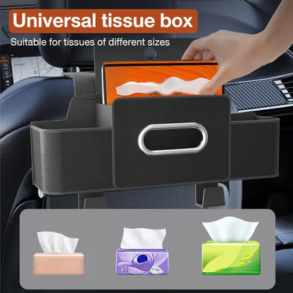 QIAWI™ 3-in-1 Car Backseat Organizer – Keep Your Ride Clean & Organized!