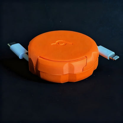 ✨ Auto-Retract Cable Organizer & Charging Hub🎁Tidy Your Tech, Simplify Your Life.