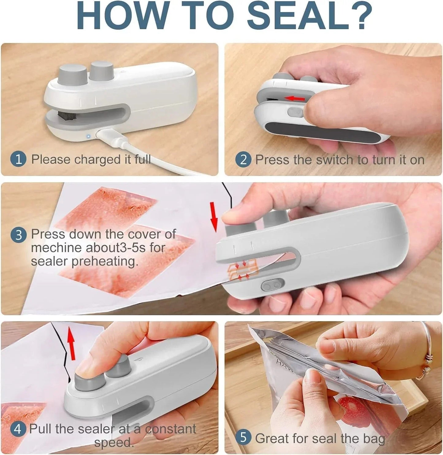 🏆Hot Sale - 50% OFF🔥 Portable Mini Sealing Machine