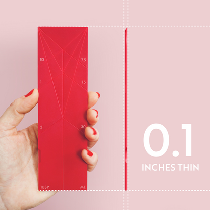 2 Measuring spoons, with 6 different sizes