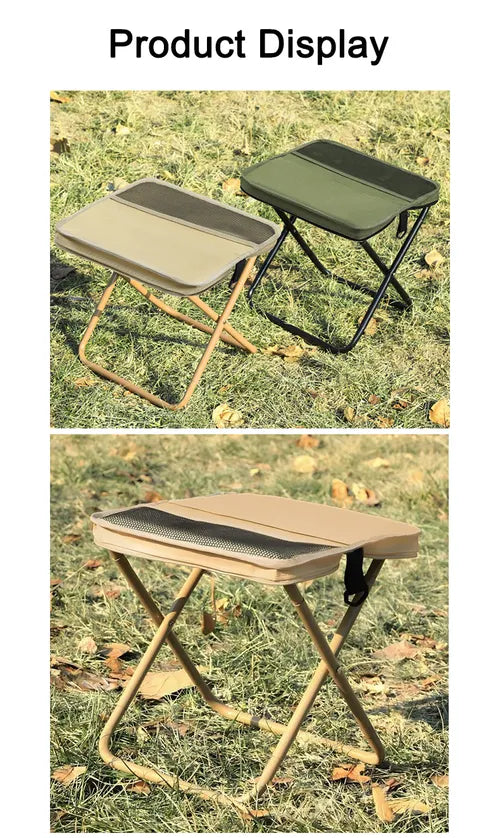 Outdoor Backpack Folding Stool – Sit Anywhere, Carry Everywhere.