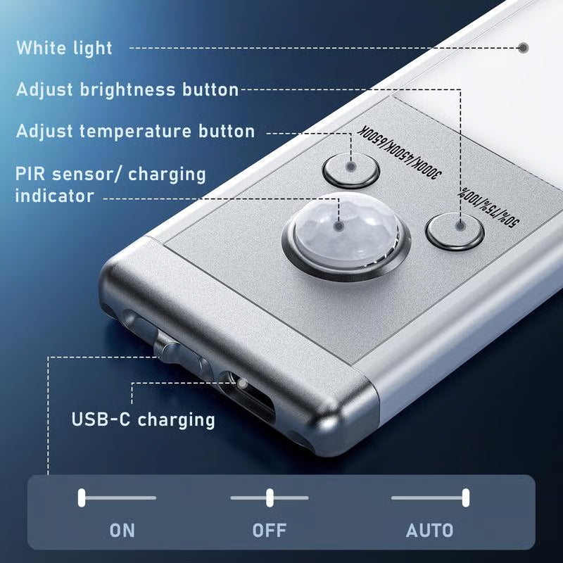 🏆 Hot Sale - 49% OFF 🔥Punch-free Smart Sensor Magnetic Rechargeable LED Lights