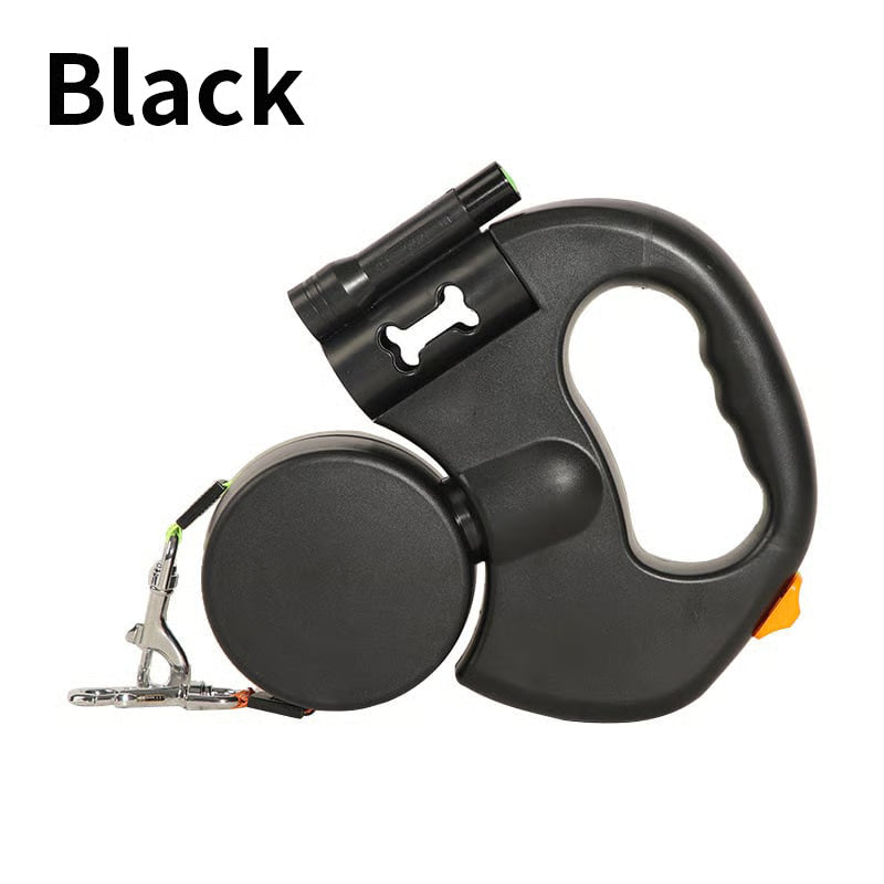 🔥Hot Sale 49% OFF🔥Retractable Dual Doggie Leash with LED Light