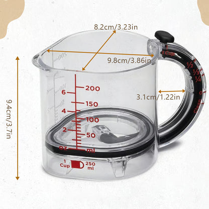✨4-in-1 Adjustable Measuring Cup