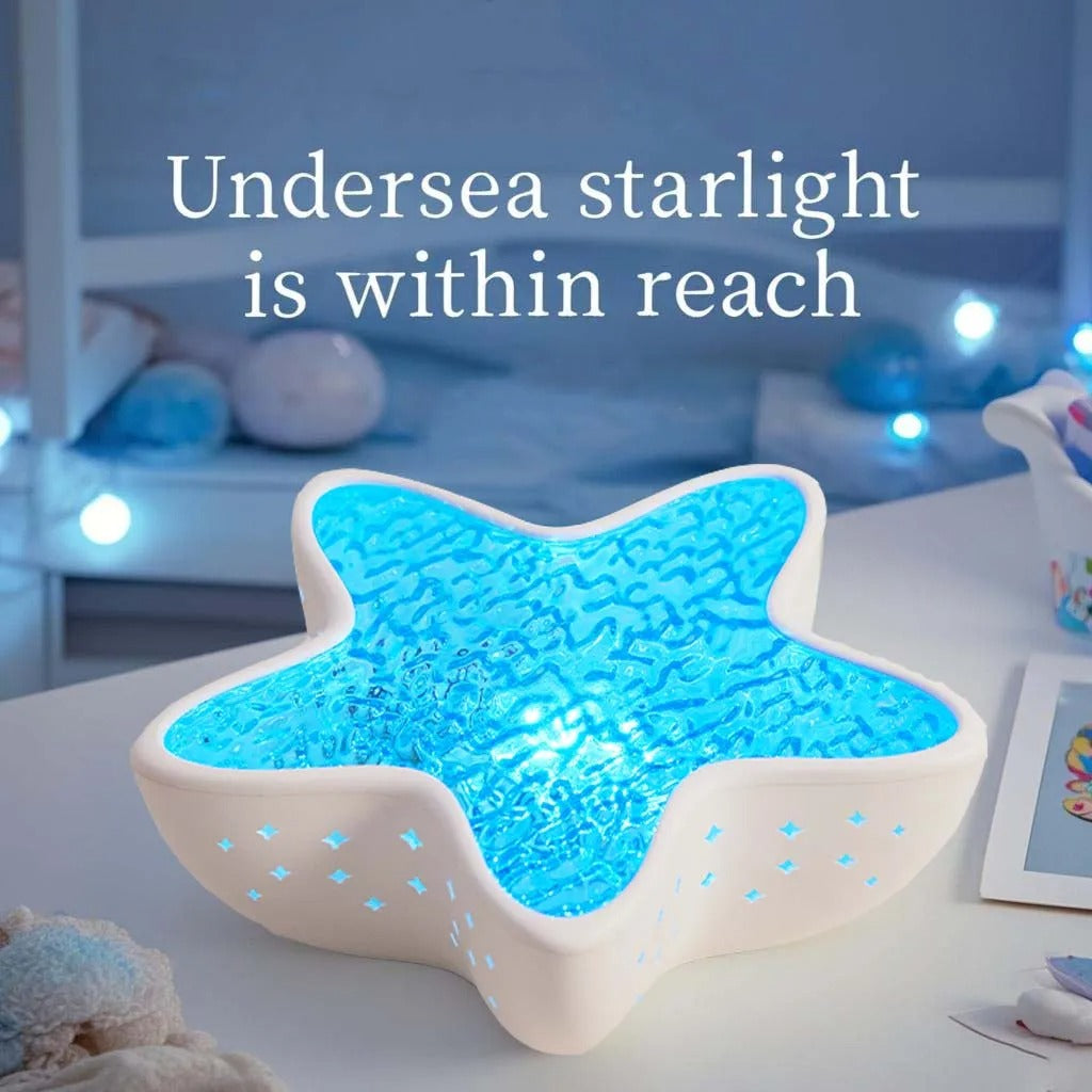 ✨Jaxvolt Starfish Ocean Projection Lamp 🌊Bring the Magic of the Ocean Into Your Room!