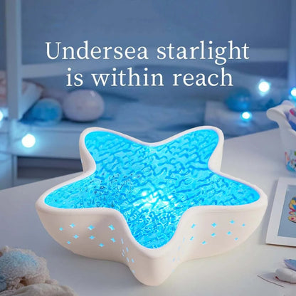 ✨Jaxvolt Starfish Ocean Projection Lamp 🌊Bring the Magic of the Ocean Into Your Room!
