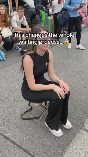 Outdoor Backpack Folding Stool – Sit Anywhere, Carry Everywhere.